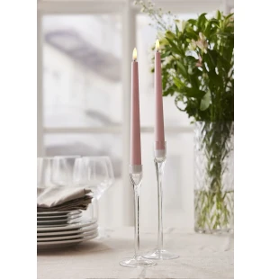 Star Trading Candy LED-kruunukynttilä roosa 2 kpl 26 cm kuva