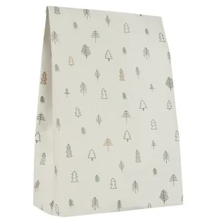 Ib Laursen lahjapussi Christmas Forest 18 x 10,5 x 28,5 cm kuva
