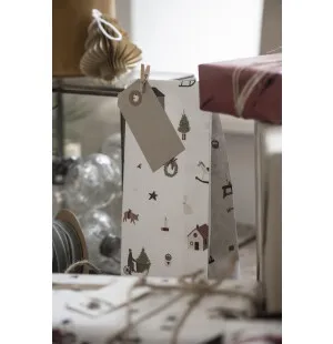 Ib Laursen lahjapussi Christmas Mood 9 × 22,5 × 6 cm kuva