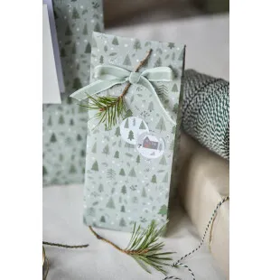 Ib Laursen lahjapussi Christmas Forest 9 × 22,5 × 6 cm kuva