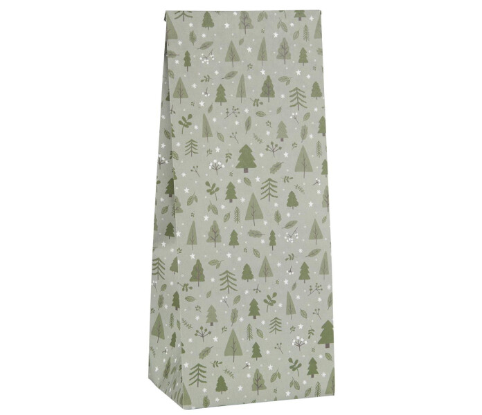 09987 00 ib laursen green christmas forest vihrea lahjapussi joulun lahjapussi paketointi jul julens gron gavopase kuva