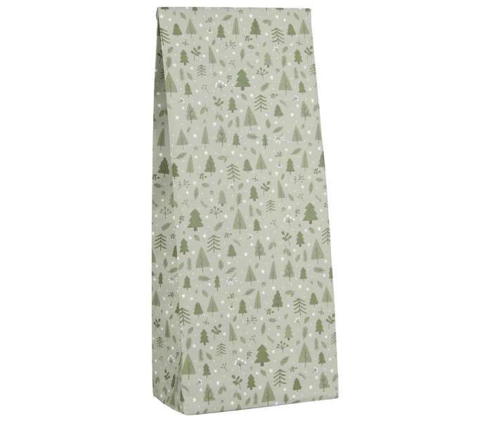 09988 00 ib laursen green christmas forest vihrea lahjapussi joulun lahjapussi paketointi jul julens gron gavopase kuva
