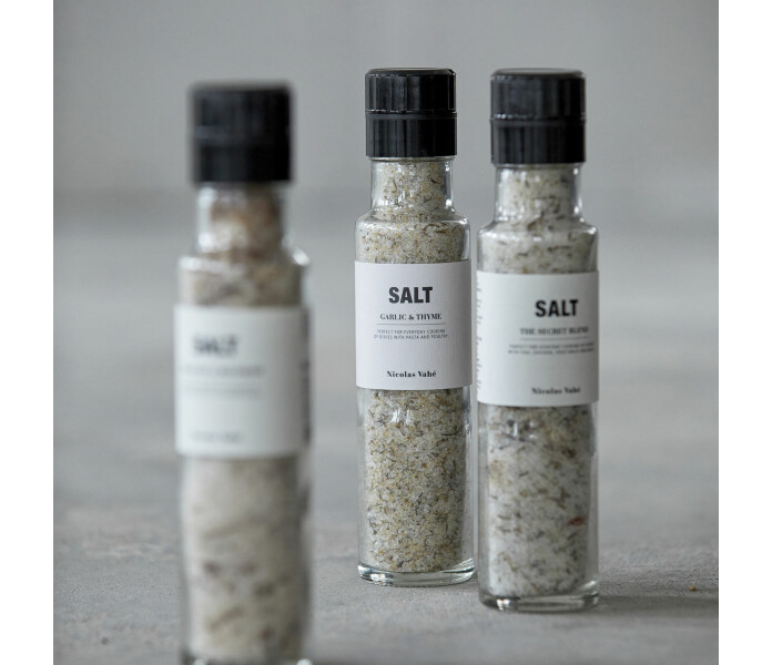 Nicolas Vahe suola salt valkosipuli timjani vitlok timjan kuva