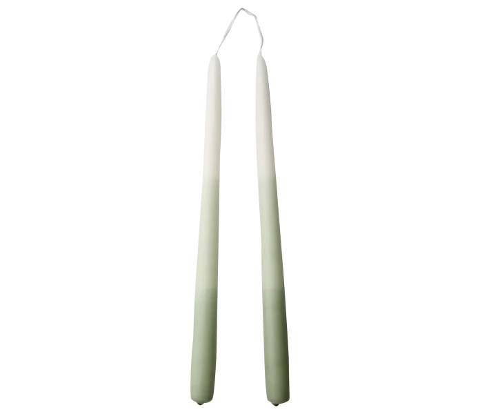 508 300 52 affari raidallinen kruunukynttila vihrea 30 cm kuva