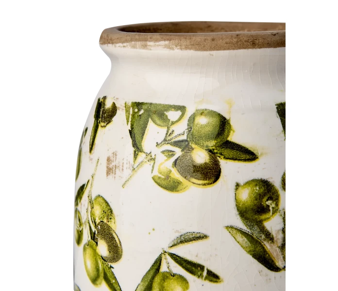 083 716 00 affari olive oliivi oliivikuvioinen maljakko 2 kuva