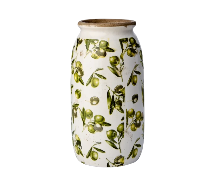 083 716 00 affari olive oliivi oliivikuvioinen maljakko kuva