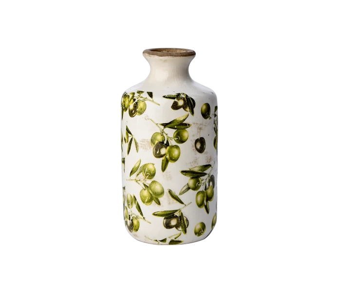 083 712 00 affari olive oliivi oliivikuvioinen maljakko 20 cm kuva