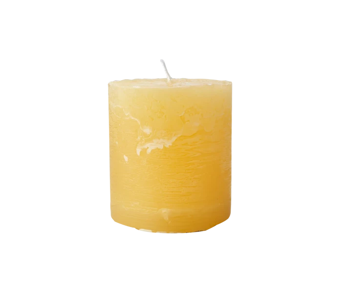 200 075 19 affari poytakynttila kynttila keltainen kuva