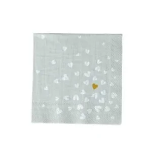 Räder servetti 25 x 25 cm 20kpl - Golden Heart kuva