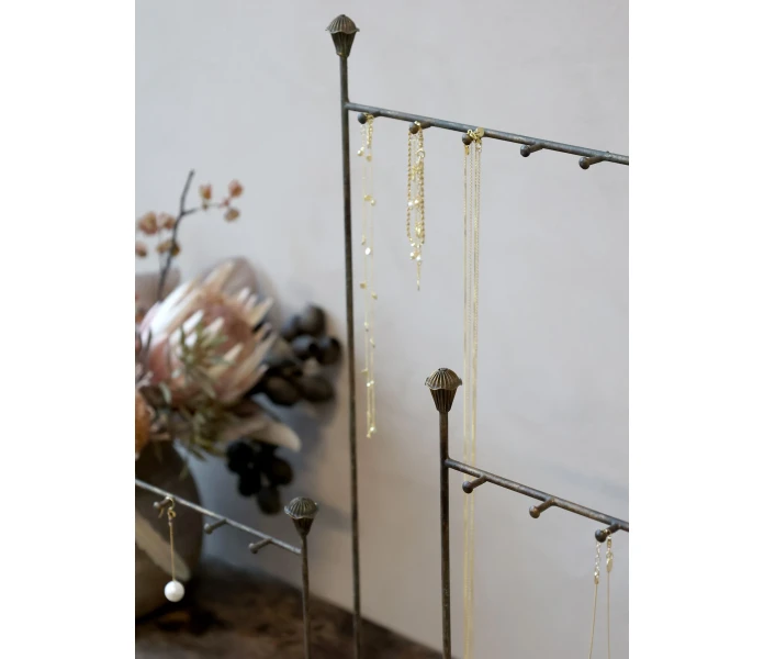 chic antique metallinen metalli teline poytateline koruille koristeille 3 kuva