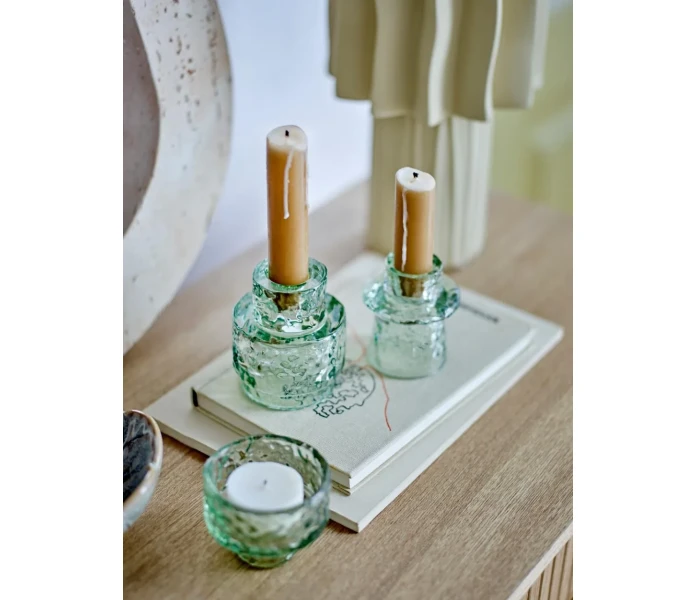 82061711 bloomingville delphia lasi kynttilanjalka vihrea 3 kuva