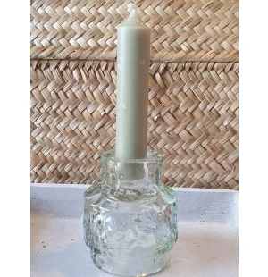 Bloomingville Delphia iso kynttilänjalka vihreä kuva