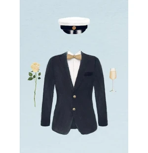 Putinki Henna Adel 2-osainen kortti - Ylioppilaspoika kuva