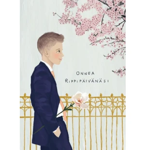 Putinki Johanna Ilander 2-osainen rippikortti - Onnea rippipäivänäsi, poika kuva
