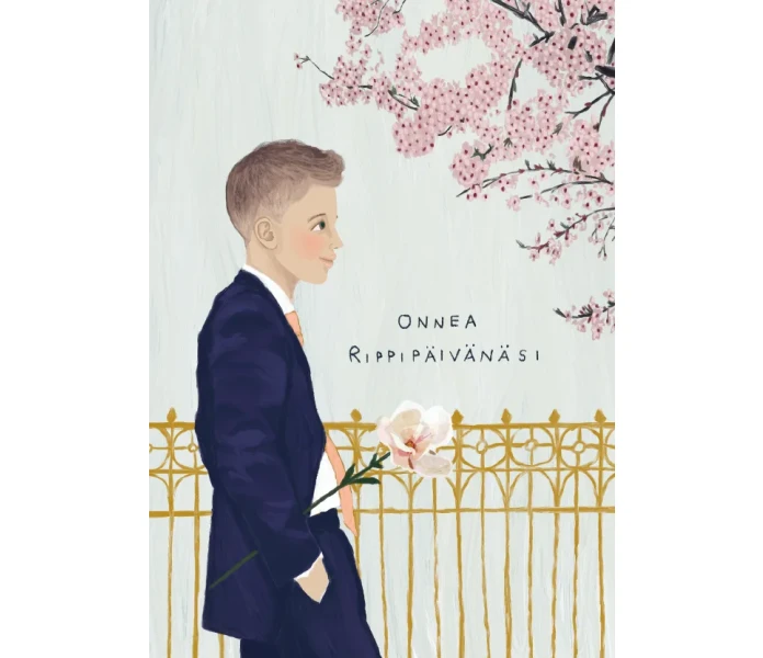 putinki 2 osainen kortti johanna ilander onnea rippipaivanasi poika kuva