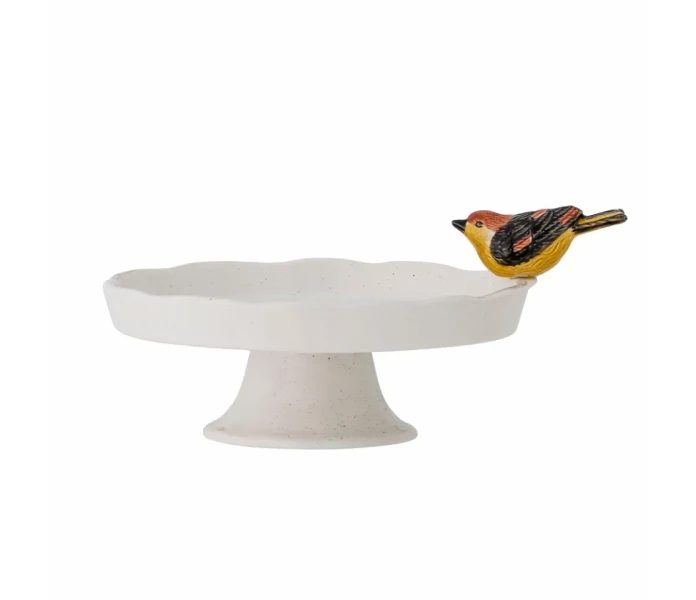 82061462 bloomingville tweet kakkuvati tarjoiluastia kakkulautanen lintu linnulla kuva