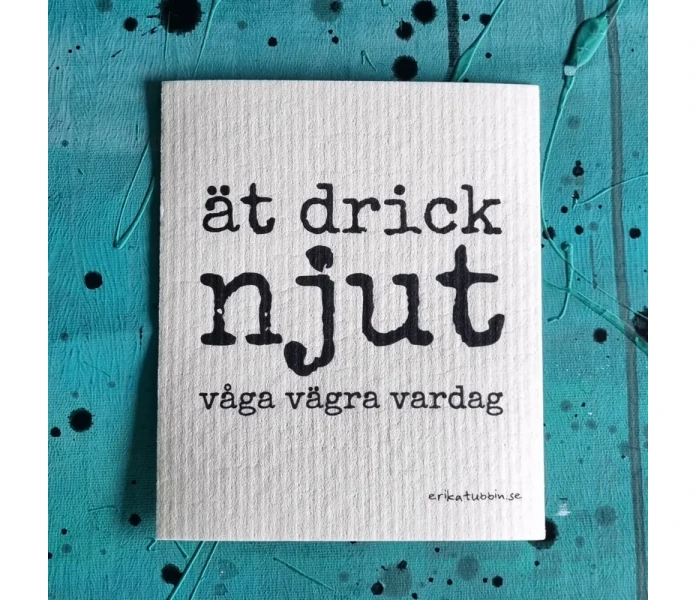 erika tubbin tiskiratti tekstilla njut kuva