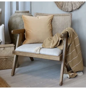 Chic Antique tyynynpäällinen samettia honey 50 x 50 cm kuva