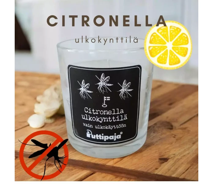 puttipaja citronella hyttyskynttila kuva