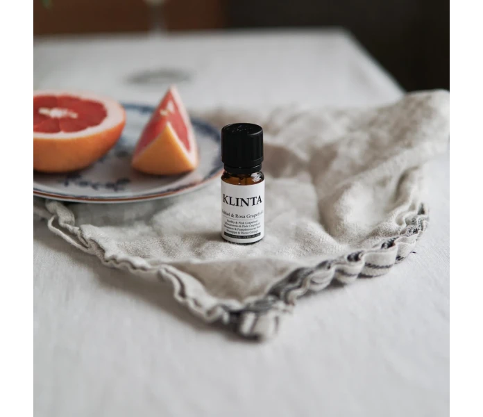 klinta eteerinen oljy tuoksuoljy skumppa pinkki greippi kuva