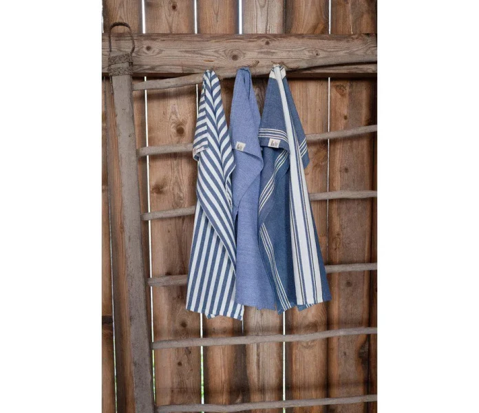 220150 050 51 keittiopyyhe denim sininen raidallinen keittio 2 kuva
