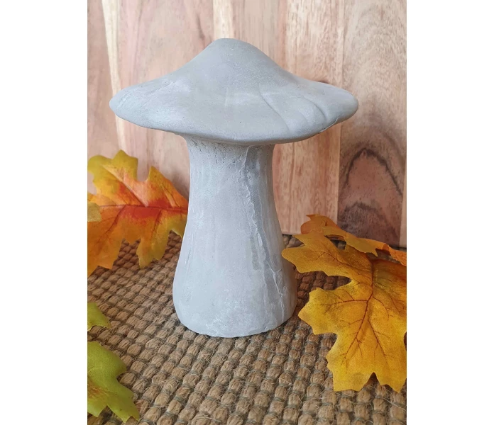 20250828 142259 harmaa sieni betonia betonisieni koristesieni sienikoriste kuva