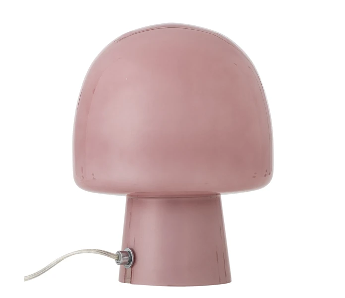 82068683 bloomingville paddy pieni vaaleanpunainen roosa lasinen valaisin poytavalaisin poytalamppu lamppu lasia 2 kuva