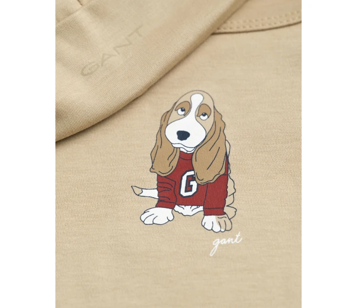 gant body pipo setti khaki beige dog print koira 3 kuva
