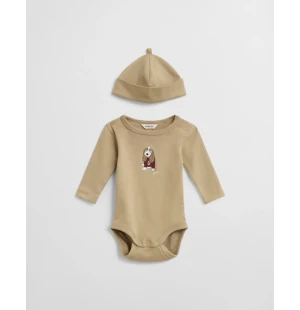 GANT Dog Print body ja pipo -setti 68 cm kuva