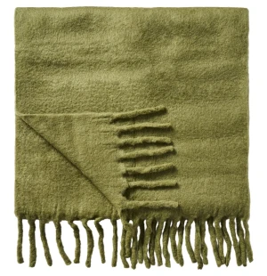 Ib Laursen torkkupeitto villasekoitetta vihreä 130 x 170 cm kuva