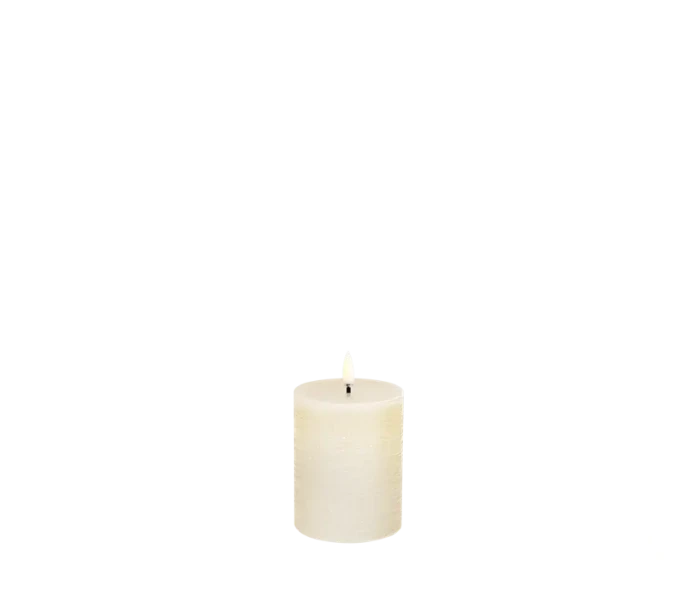 UL PI VA C78010 uyuni vanilla rustic led kynttila poytakynttila vaniljan valkoinen kuva