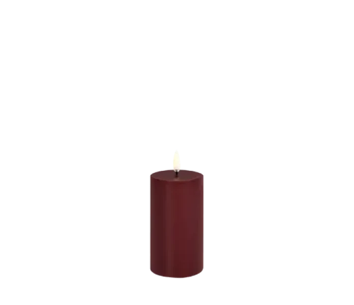 UL PI WR06010 uyuni wine red smooth viininpunainen led kynttila kuva