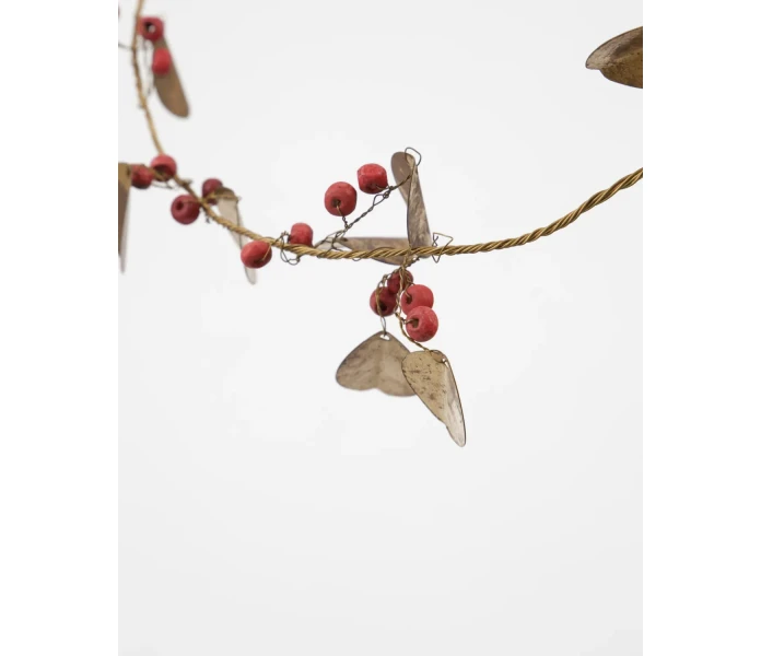 257873060 house doctor auric kranssi metallia kulta 20 cm 2 kuva