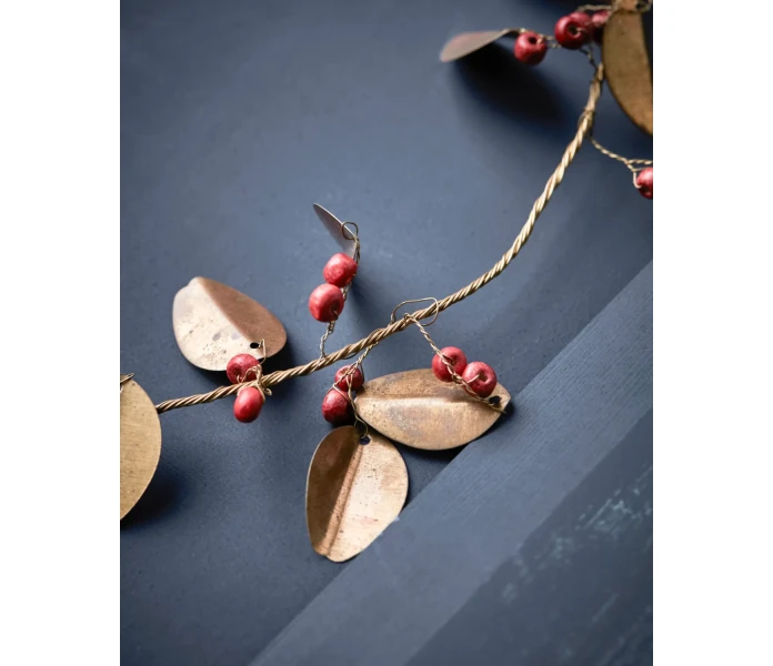 257873060 house doctor auric kranssi metallia kulta 20 cm 4 kuva