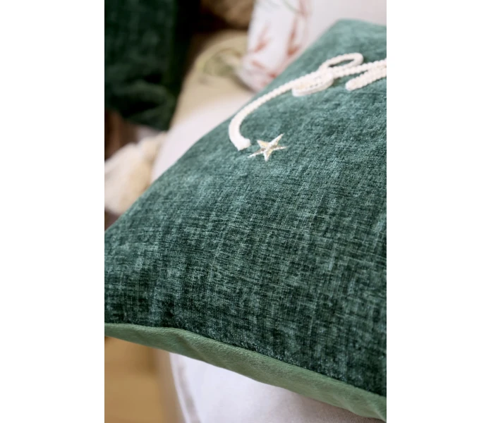 16110721 chic antique houses vihrea tyynynpaallinen joulu 35 x 50 cm 3 kuva