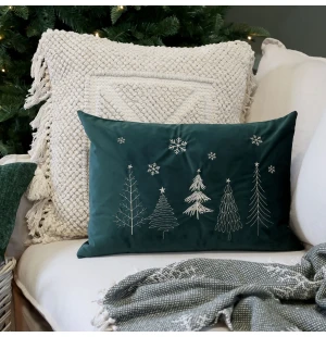 Chic Antique tyynynpäällinen 35 x 50 cm - Christmas Trees kuva