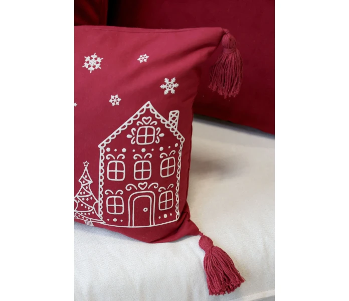 16110933 chic antique houses punainen tyynynpaallinen joulu 40 x 60 cm 2 kuva