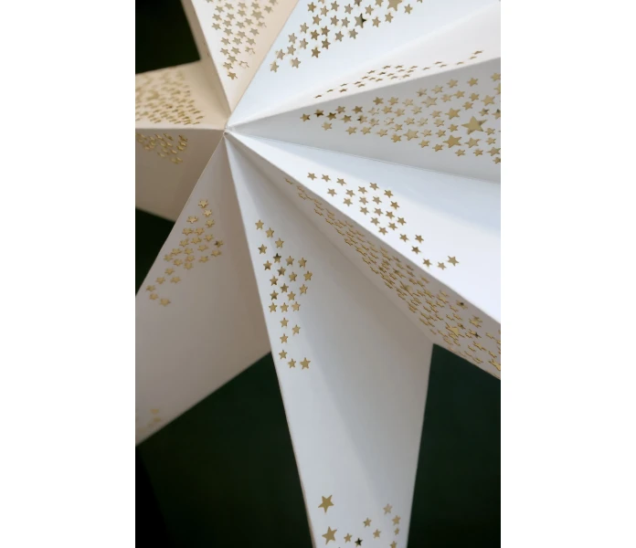 52089619 chic antique paperitahti joulutahti valkoinen 60 cm 2 kuva