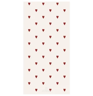 Ib Laursen servetti 10 x 20 cm 16 kpl  - Brown Hearts kuva