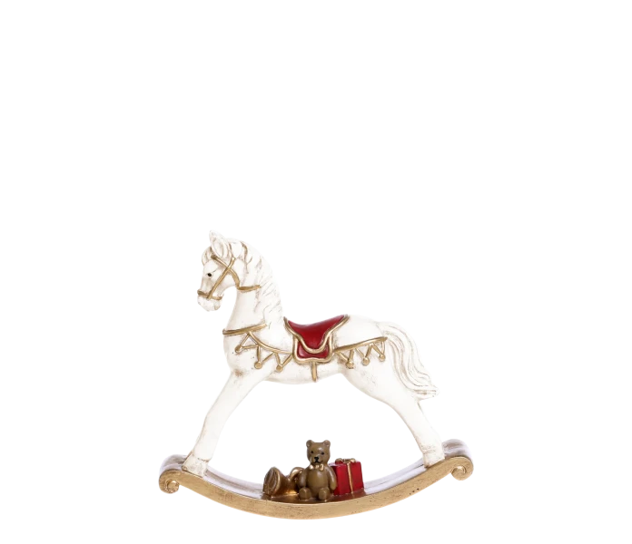 52068819 chic antique keinuhevonen koriste joulukoriste kuva