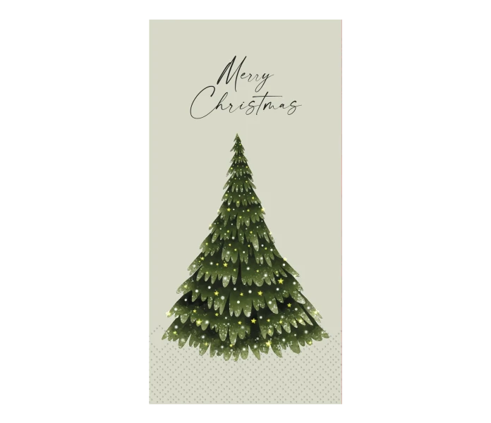 38004621 chic antique paperiservetti joulukuusi 40 x 40 cm kuva