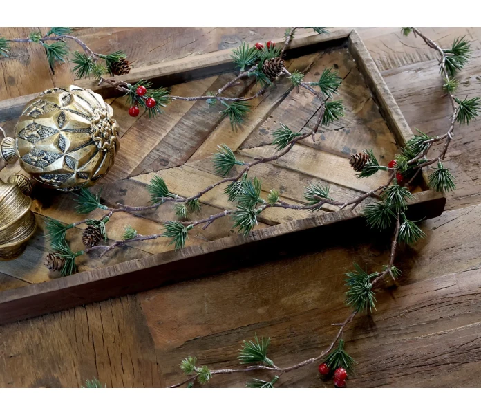 39099100 chic antique koynnos punaisilla marjoilla marjakoynnos 160 cm kuva