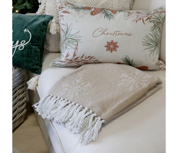16110420 chic antique beige torkkupeitto puuvillapeitto peitto kuva