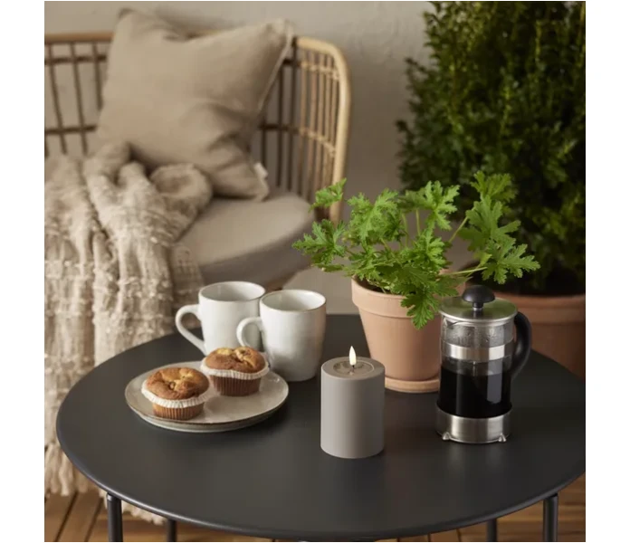 060 30 star trading led kynttila ledkynttila ulkokayttoon mole ruskea 2 kuva