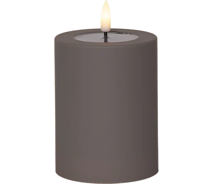 060 30 star trading led kynttila ledkynttila ulkokayttoon mole ruskea kuva