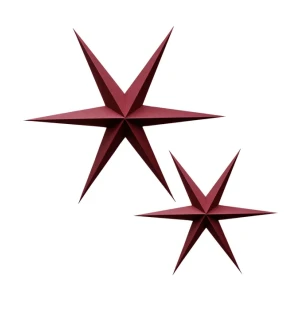 NOORDliving paperitähti viininpunainen 30 cm kuva