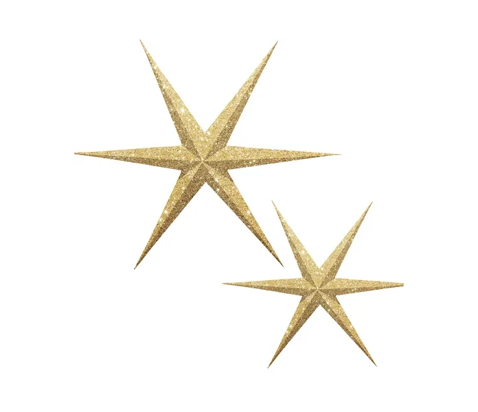 noordliving paperitahti kulta glitter 20 30 cm kuva