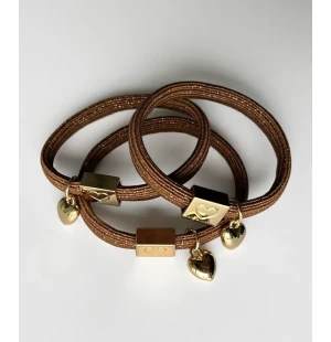 NOORDliving rannekoru / hiuslenkki ruskea glitter kuva