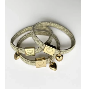 NOORDliving rannekoru / hiuslenkki kulta glitter kuva