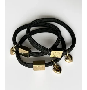 NOORDliving rannekoru / hiuslenkki musta  kuva